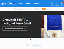 Tablet Screenshot of granule.cz